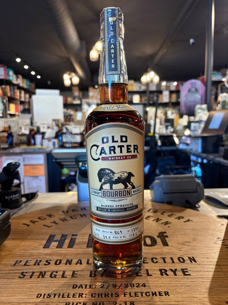 OLD CARTER BOURBON VERY SMALL BATCH CA - 4 118.6 Proof 750mL - Hi Proof - Old Carter