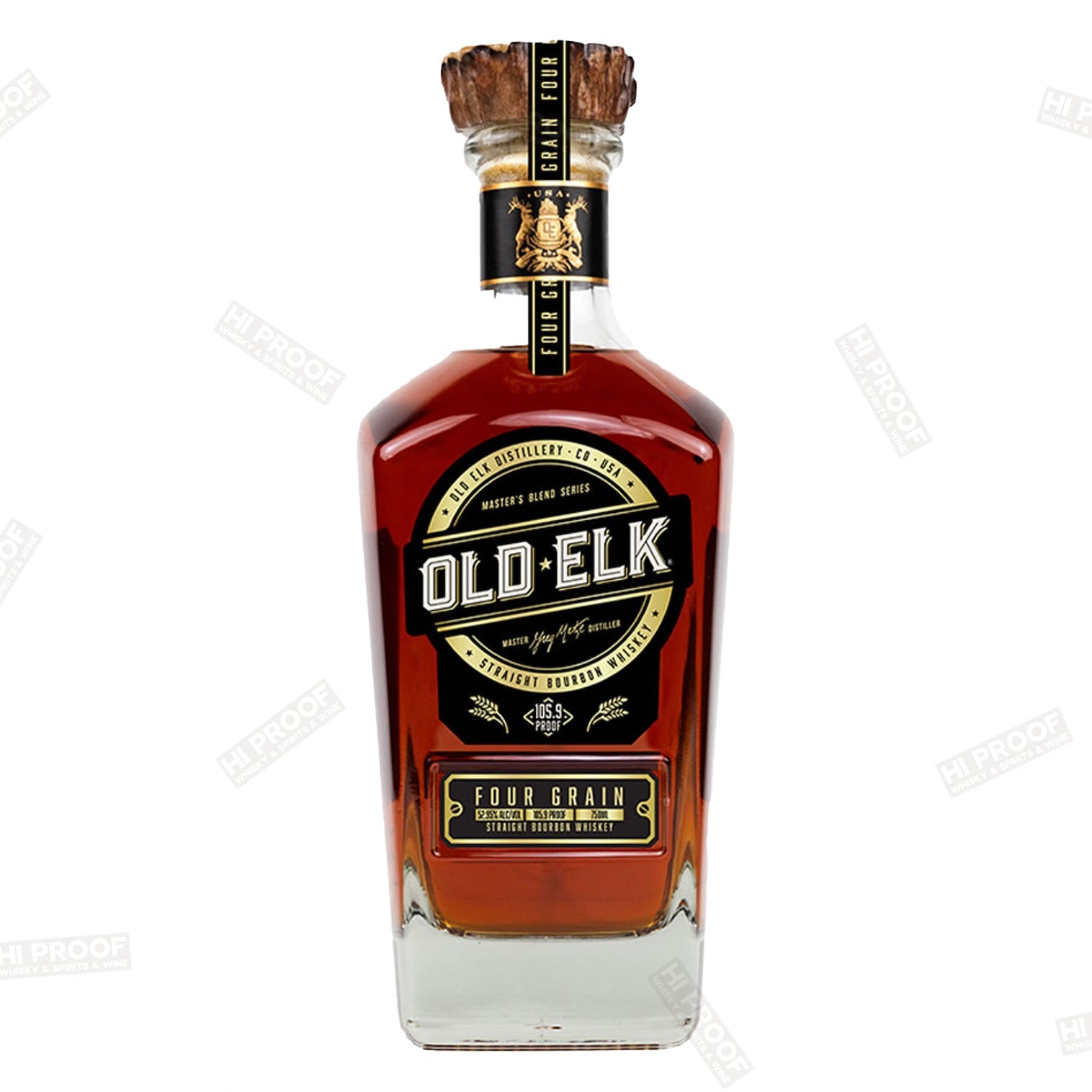 Old Elk Four Grain Bourbon 105.9 Proof – Hi Proof