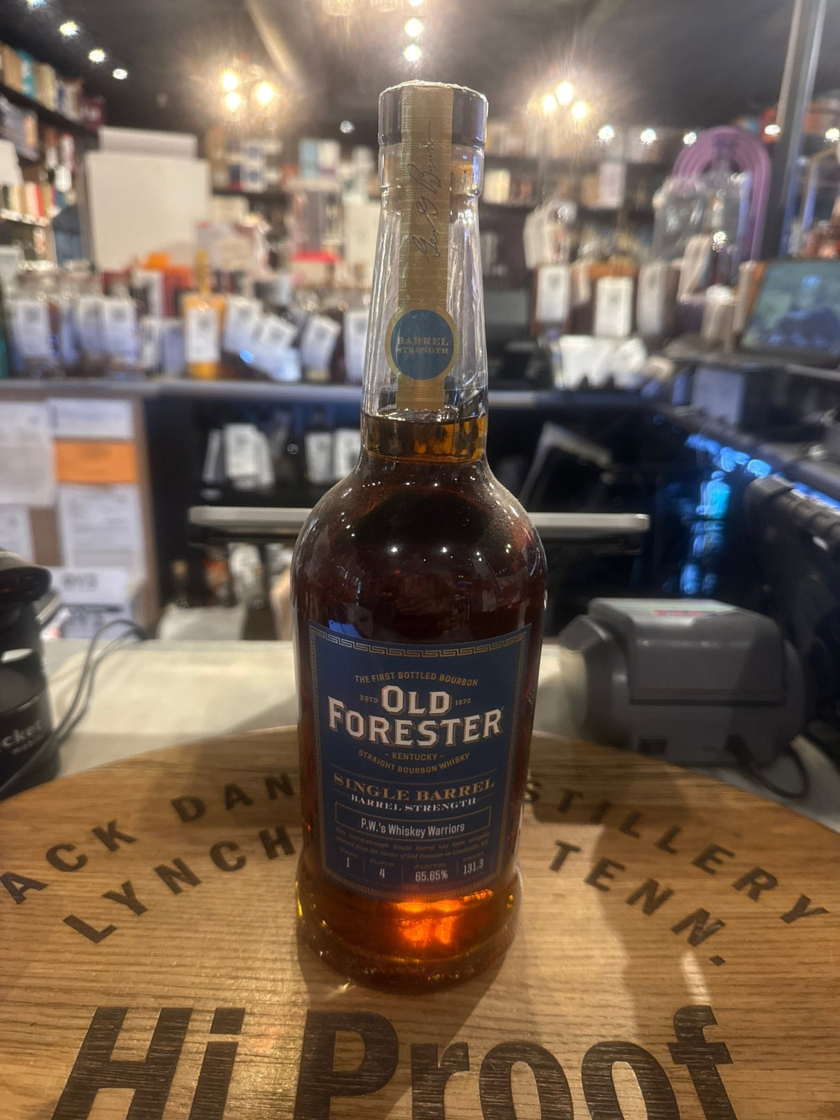Old Forester Barrel Proof Single Barrel 131.3 Proof 750ml - Hi Proof - Old Forester
