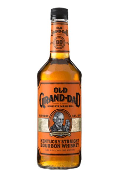 OLD GRAND DAD KENTUCKY STRAIGHT BOURBON WHISKEY 750ml - Hi Proof - Old Grand Dad