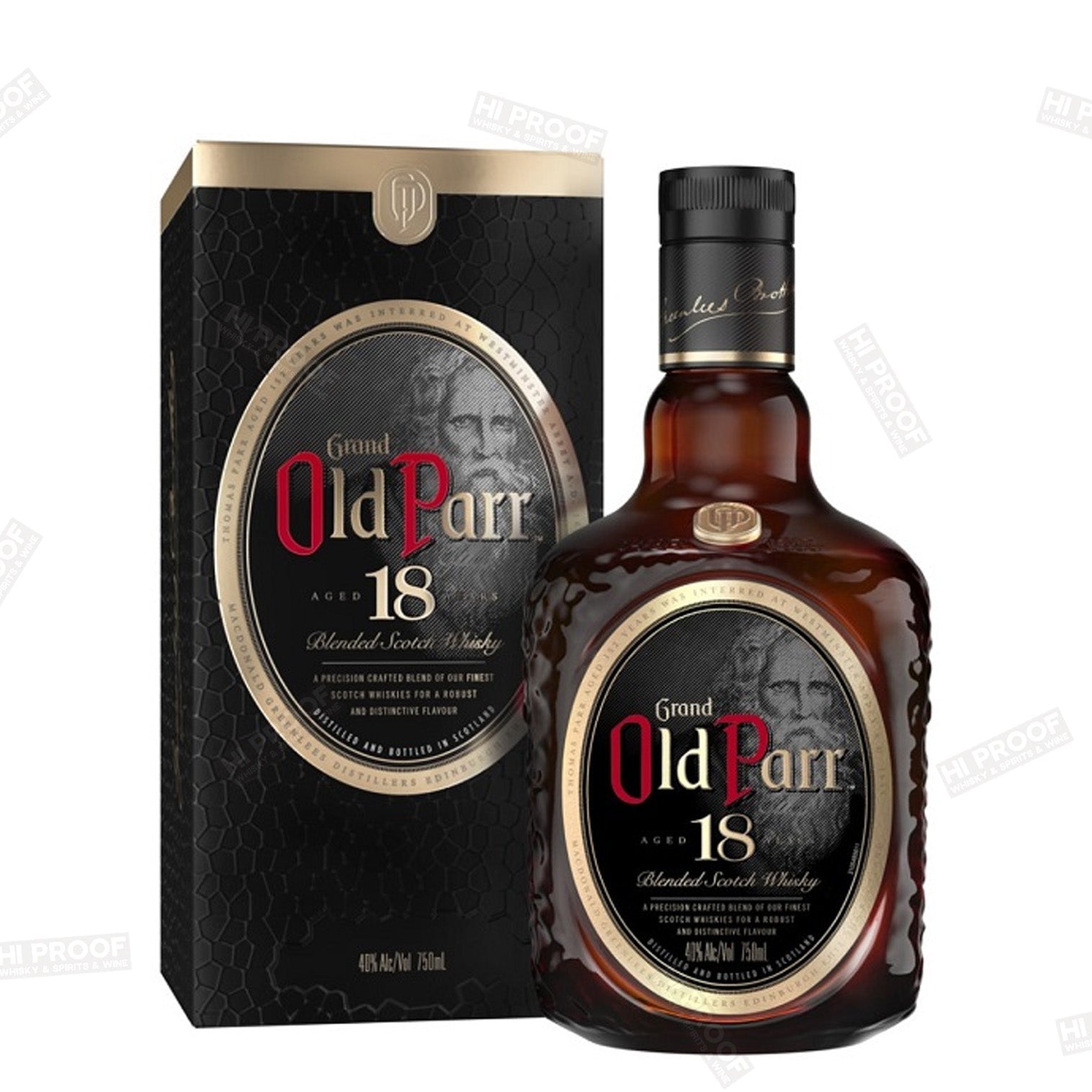 Old Parr Classic 18年 750ml Old Parr 18 Year Scotch 750ML - Premium Blend – Hi Proof