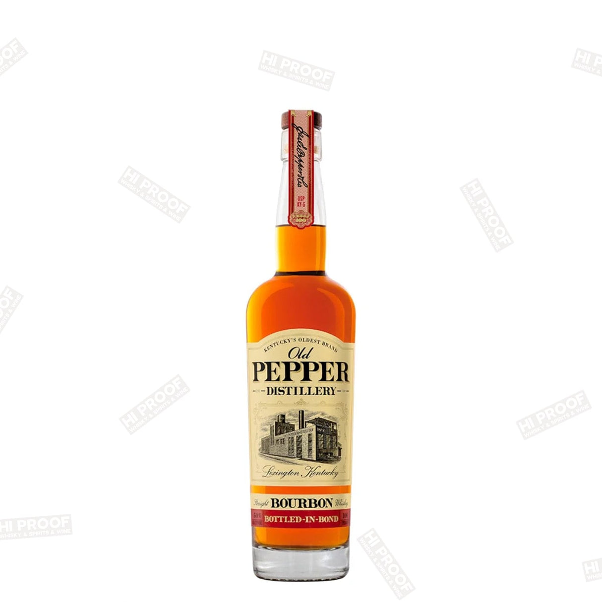 OLD PEPPER BOURBON BOTTLED - IN - BOND 100 proof 750ml - Hi Proof - OLD PEPPER
