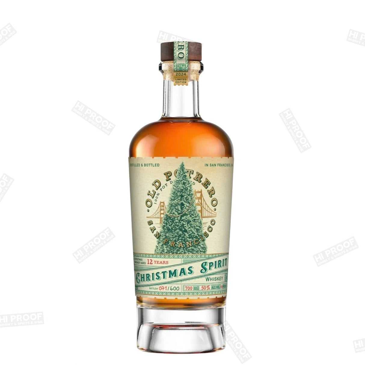 Old Potrero 12 Year Old Christmas Spirit Whiskey 750ml - Hi Proof - Old Potrero