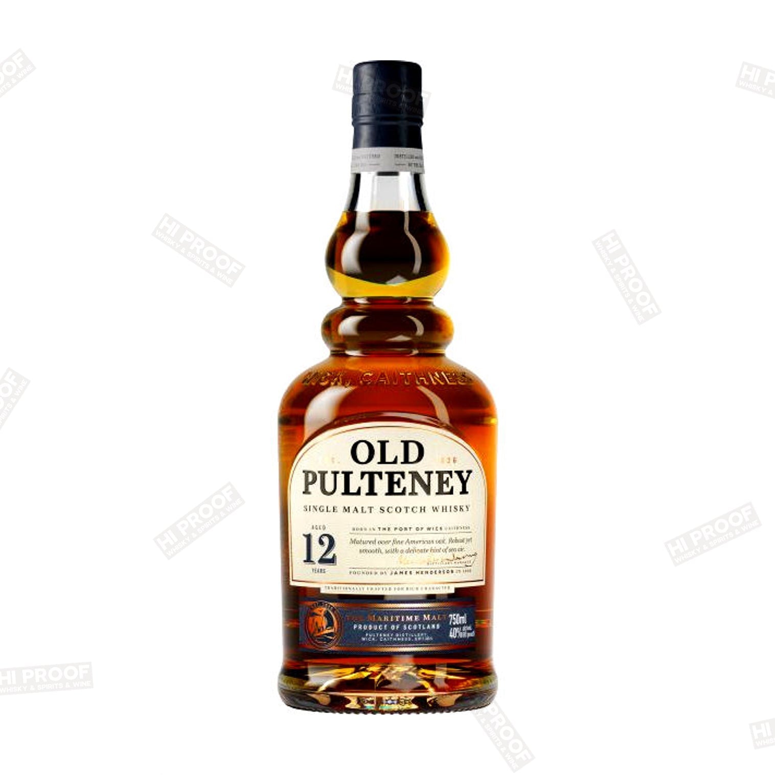 OLD PULTENEY 12年 700ml Old Pulteney 12 Year Single Malt Scotch - Highland – Hi Proof