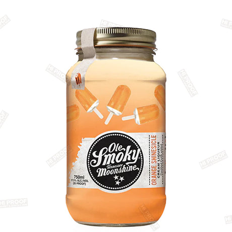 OLE SMOKY MOONSHINE ORANGE SHINEESICLE CREAM 750ML - Hi Proof - OLE SMOKY MOONSHINE