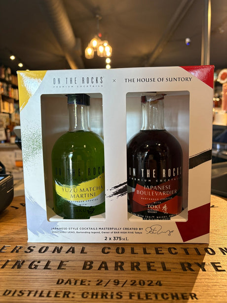 Otr - on the Rocks Premium Cocktails Yuzu Matcha Martini, Japanese Boulevardier 375ml X 2pk - Hi Proof - On The Rocks