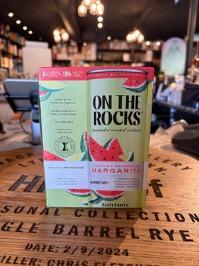 Otr-on the Rocks Sparkling Water Melon 355ml X 4pk Cans - Hi Proof - On The Rocks