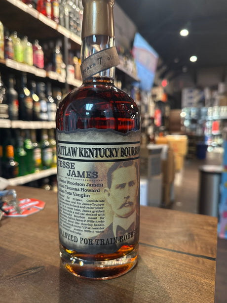OUTLAW JESSE JAMES BOURBON 109.4 PROOF 750ML - Hi Proof - OUTLAW JESSE