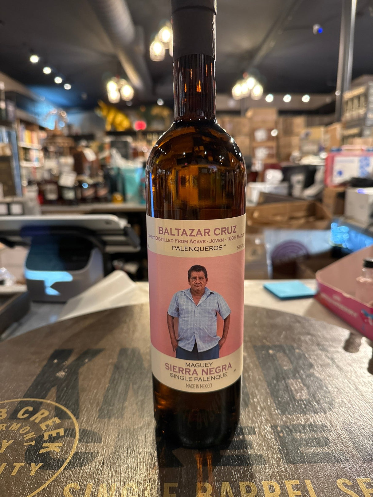 Palenqueros Baltazar Cruz Sierra Negra Mezcal 750ml - Hi Proof - Palenqueros