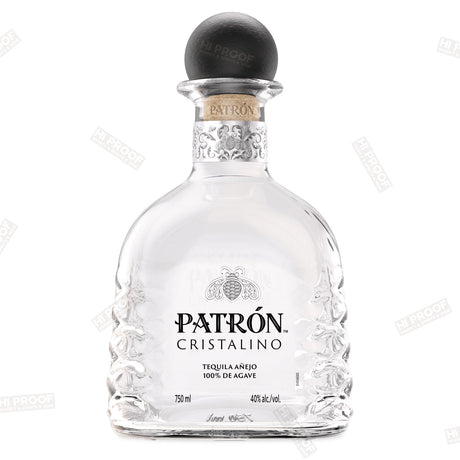 Patron Cristalino Anejo 750ml 80 Proof - Hi Proof - Patron