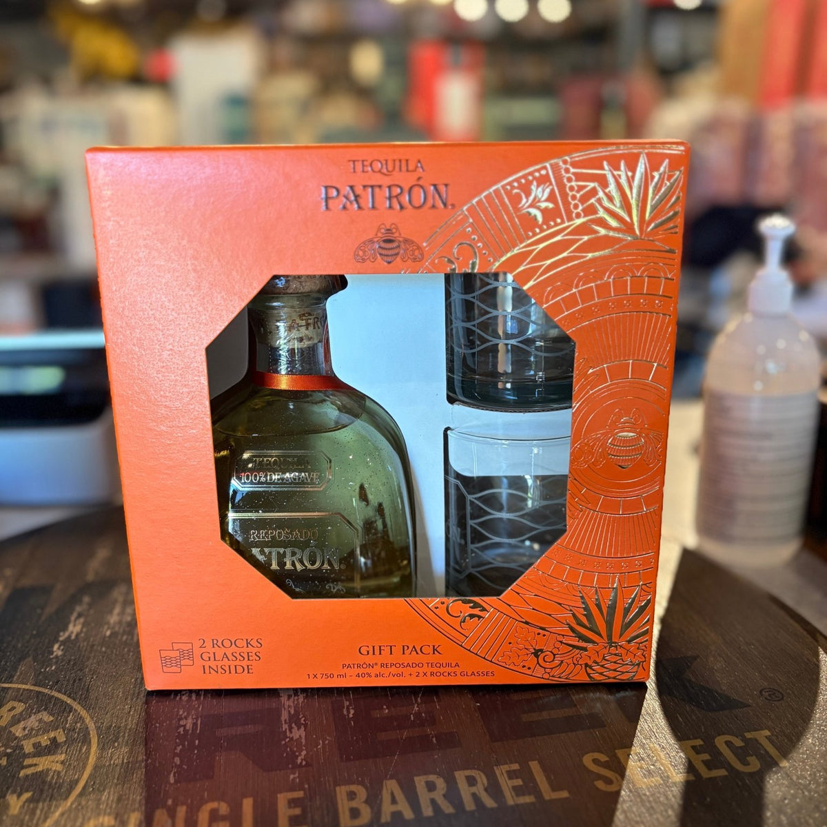 Patron Reposado Tequila Gift Set with 2 Glasses – Hi Proof