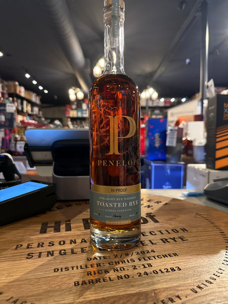 Penelope Rye Toasted Finish 115 Proof Hi Proof Store Pick 750ml - Hi Proof - Penelope