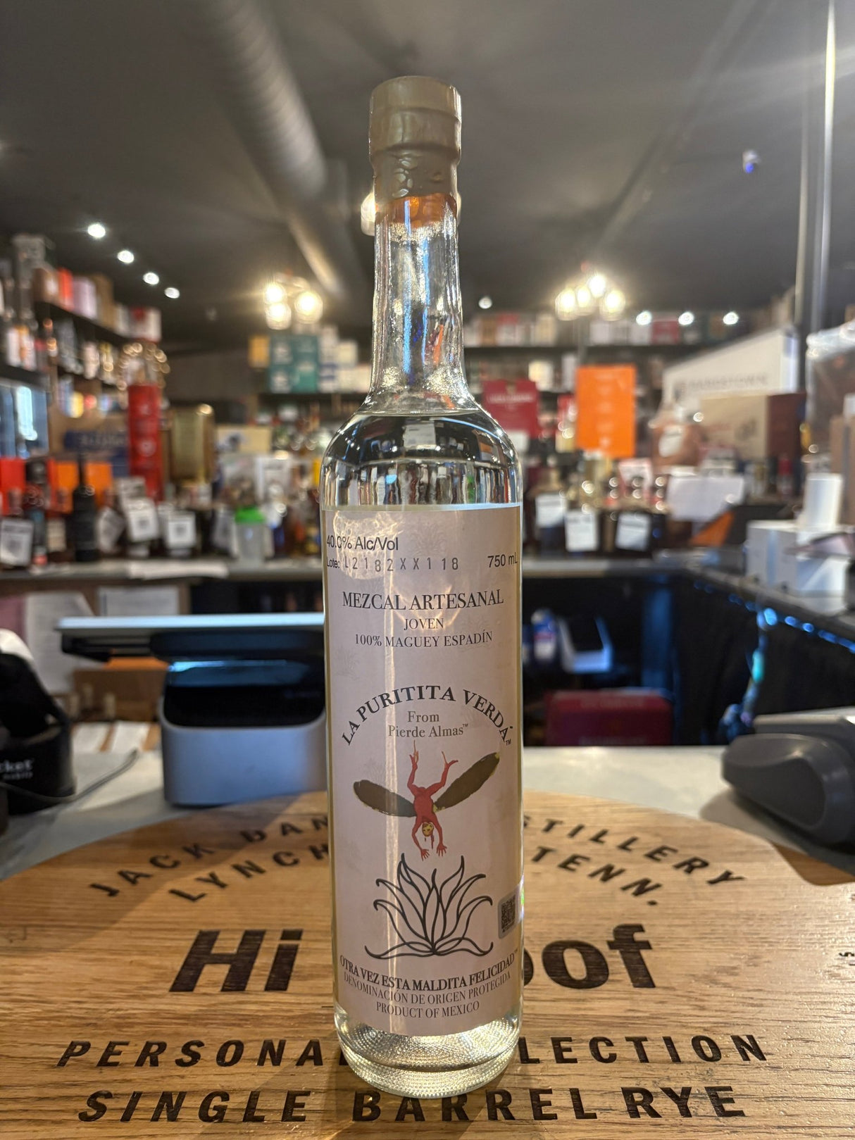 Pierde Almas LA Puritita Verda 80 Proof 750mL - Hi Proof - Pierde Almas