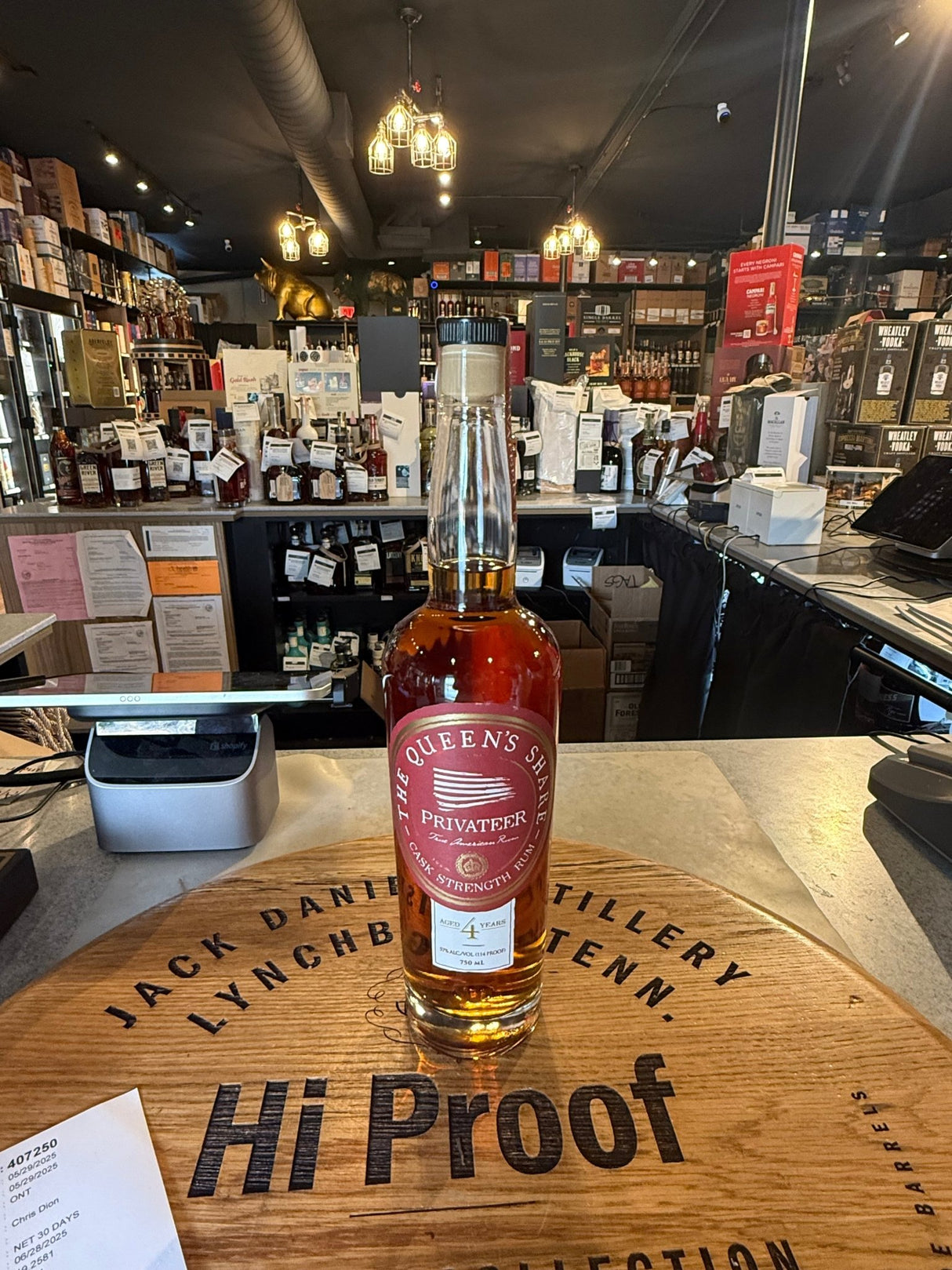 Privateer The Queen's Share 4 Year Rum 750ml - Hi Proof - Privateer