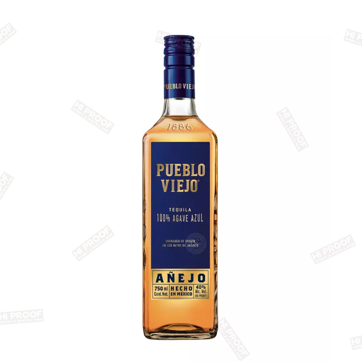Pueblo Viejo Anejo Tequila 750ml - Hi Proof - Pueblo Viejo
