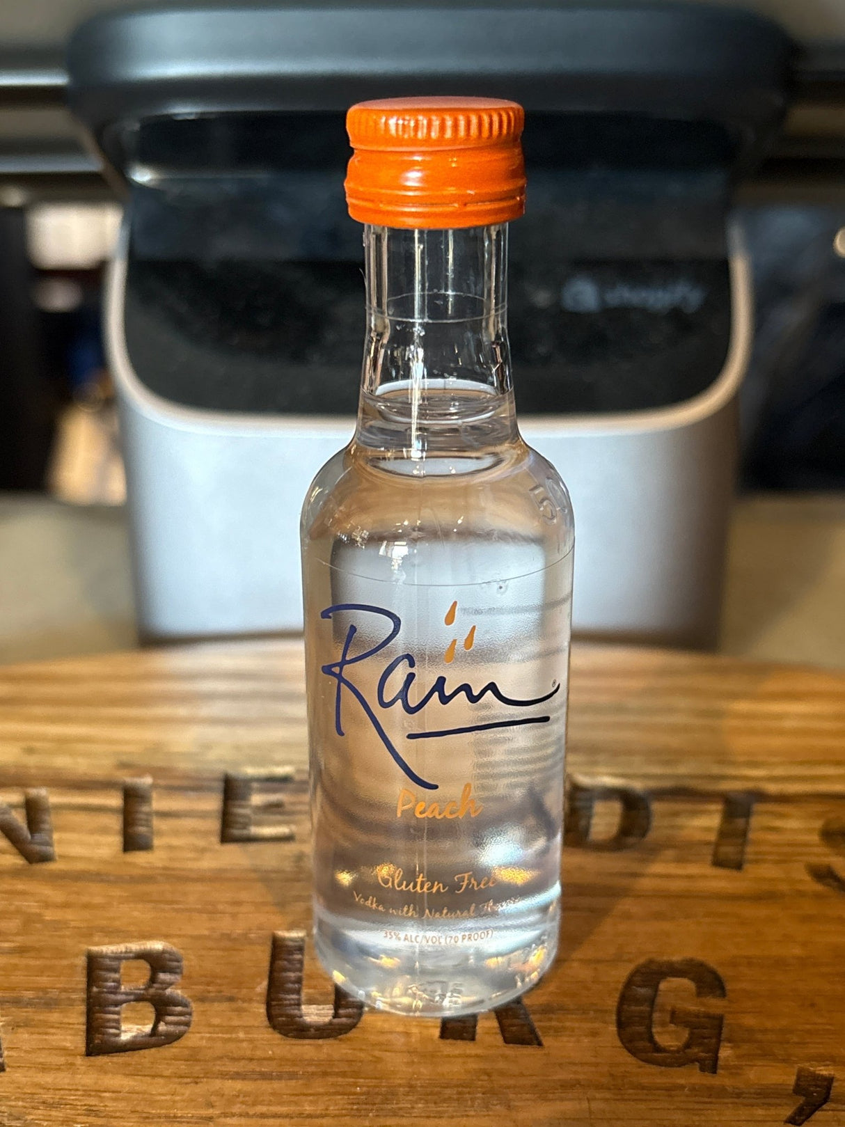 Rain Peach Vodka 50 ml - Hi Proof - Rain