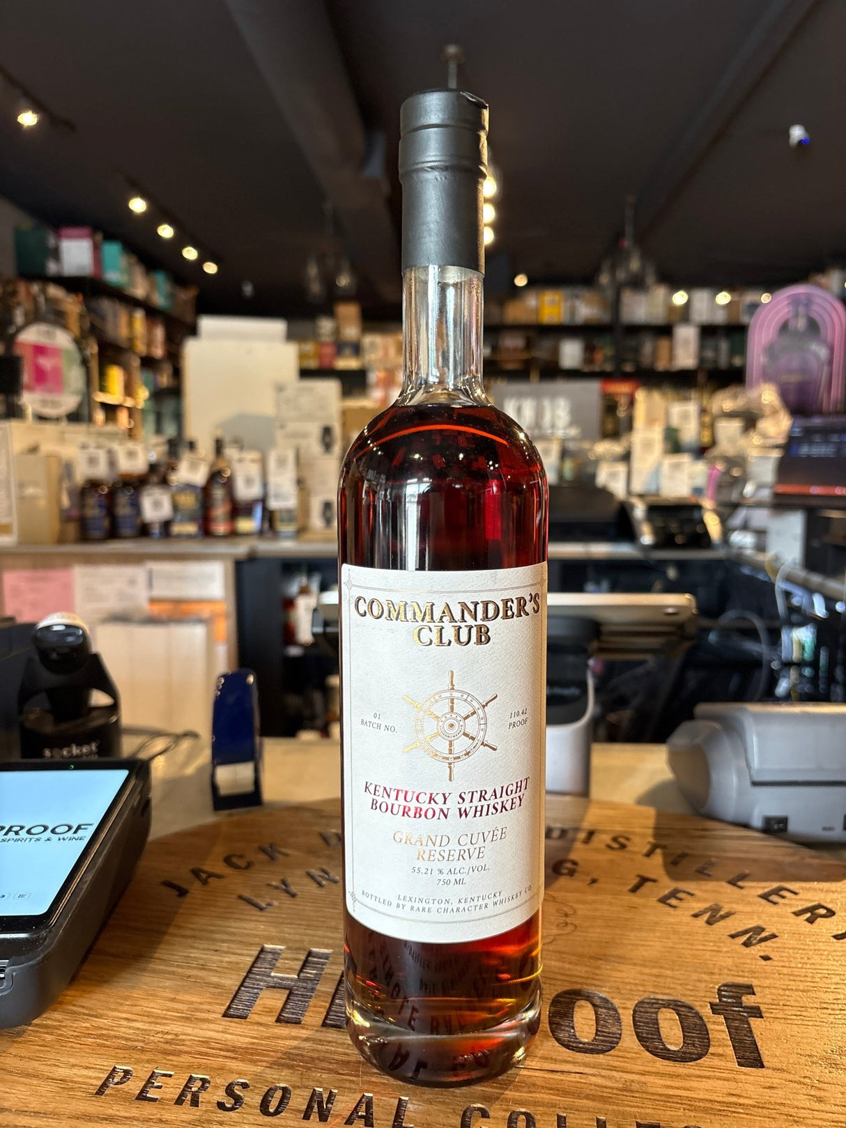 Rare Character Whiskey Commander's Club Kentucky Straight Bourbon Whiskey (750ml) - Hi Proof - Rare Character