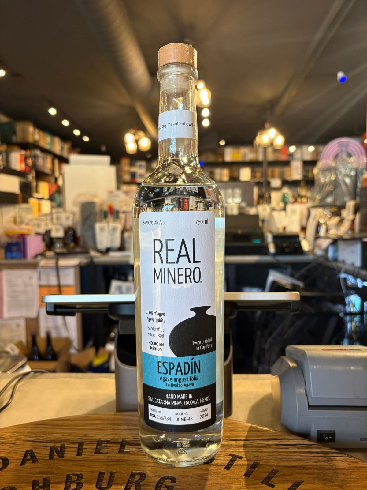 Real Minero Espadin Mezcal 51.9% alc. 750ml - Hi Proof - Rey Campero