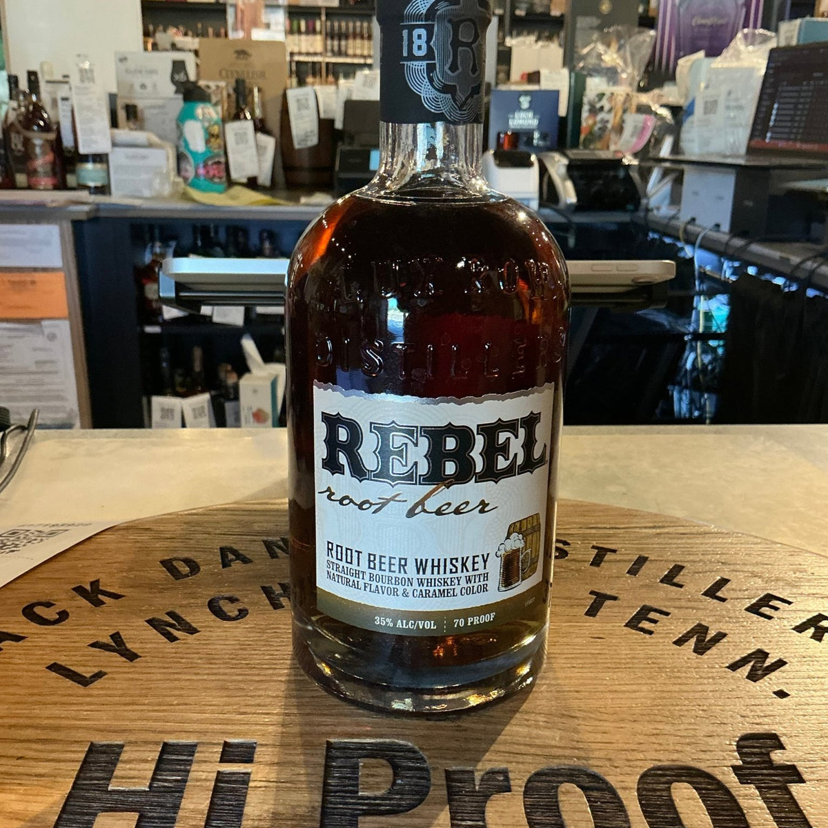 Rebel Straight Rye 100 Proof 750ml - Premium Whiskey – Hi Proof