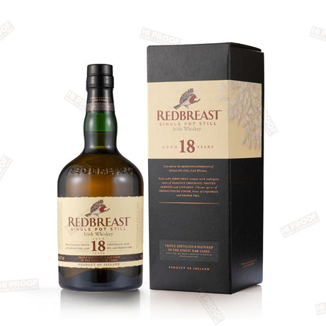 Redbreast 18 Year Old Single Pot Still Irish Whiskey 750 ml - Hi Proof - Redbreast