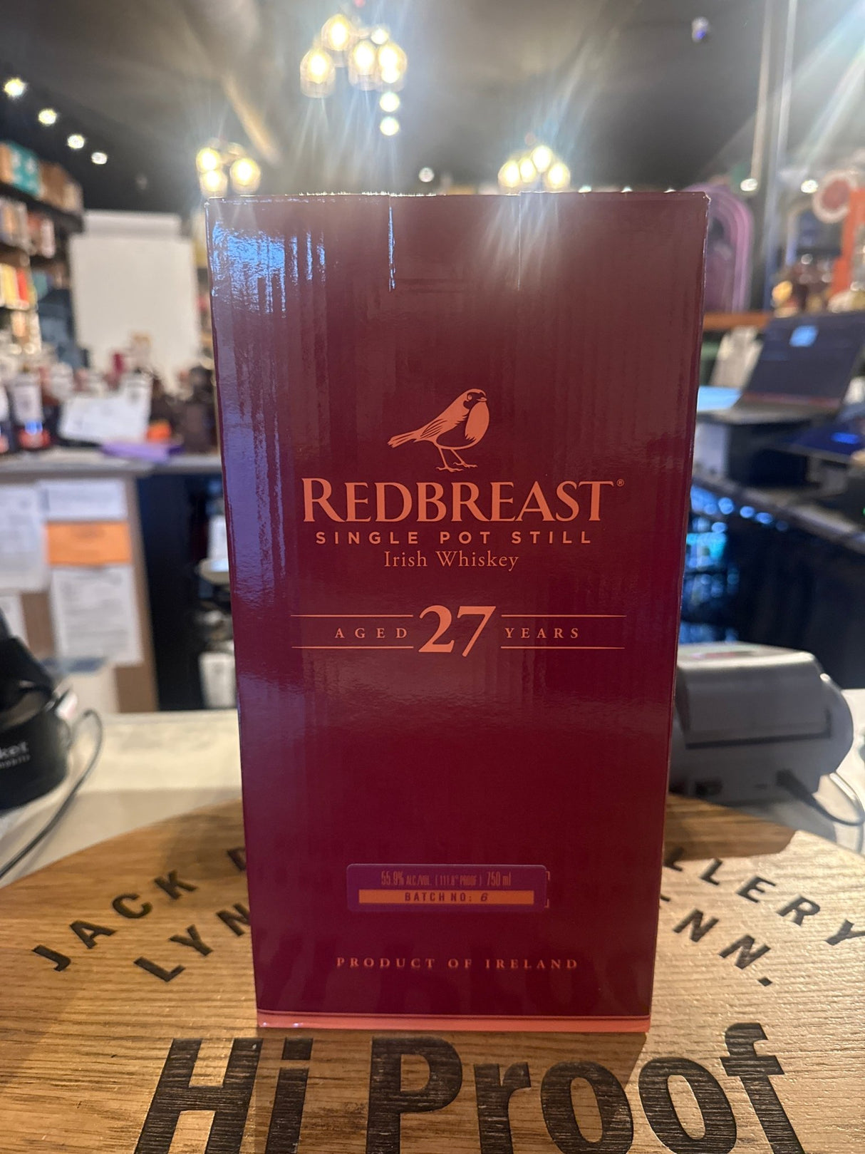 Redbreast Single Pot Still Irish Whiskey Aged 27 Year Batch 6 - Hi Proof - Redbreast