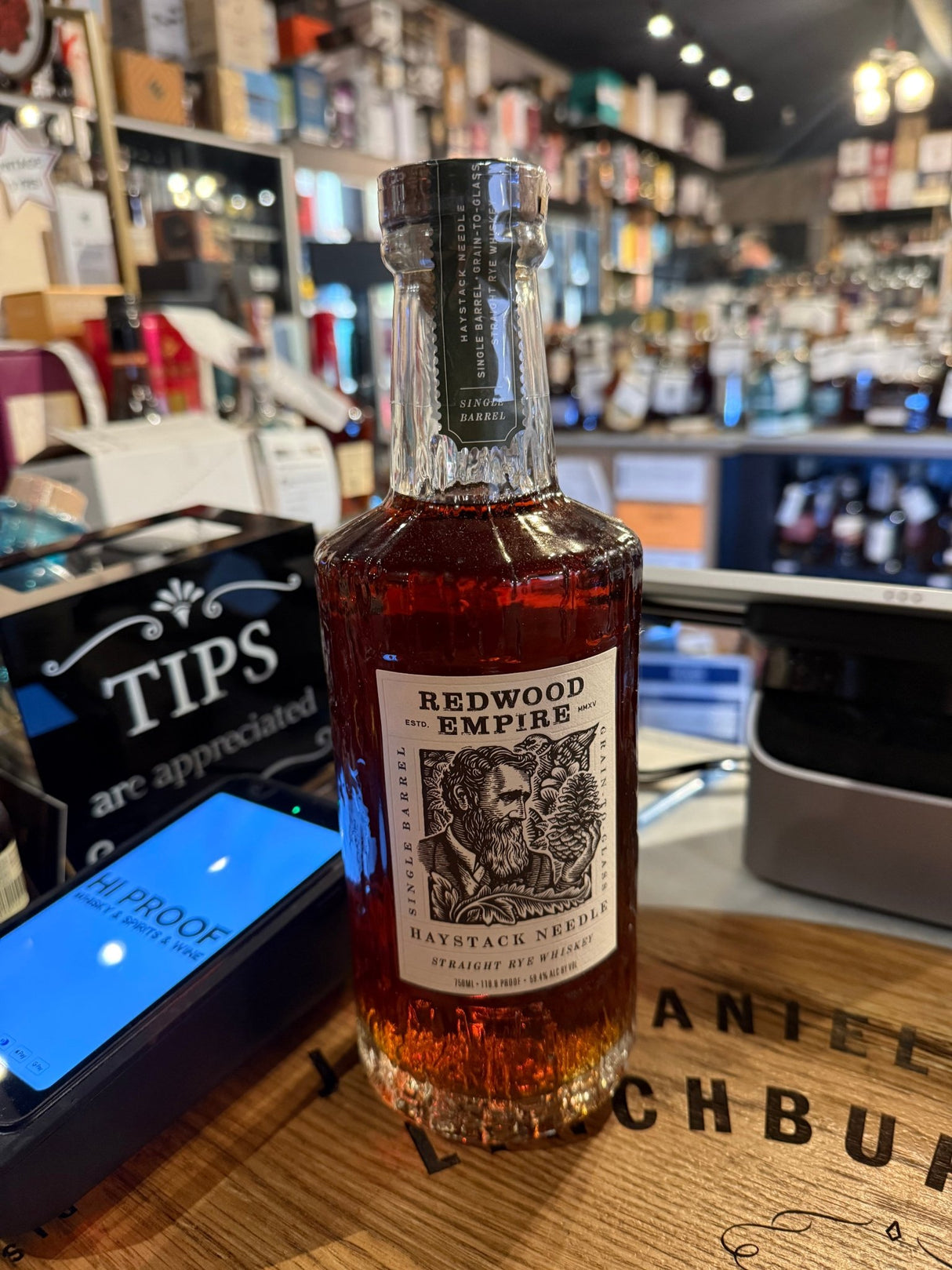 Redwood Empire 8 Year Old "Haystack" 2757 118.8 Proof Straight Rye Whisky 750mL - Hi Proof - Redwood Empire