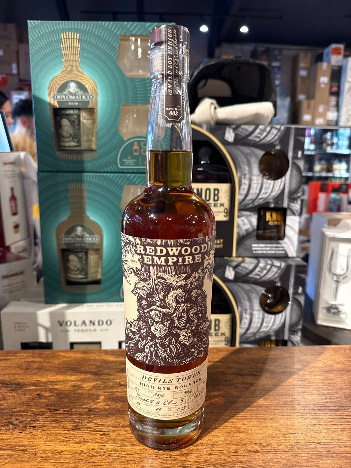 Redwood Empire High Rye Bourbon Devil's Tower 750ml Batch 3 - Hi Proof - Redwood Empire