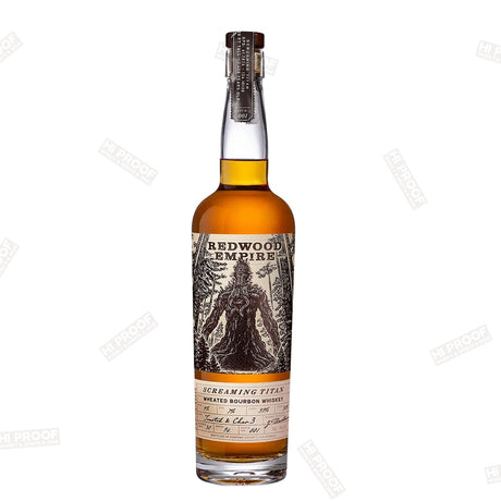 REDWOOD EMPIRE SCREAMING TITAN WHEATED BOURBON WHISKEY 750ml Batch 2 - Hi Proof - Redwood Empire