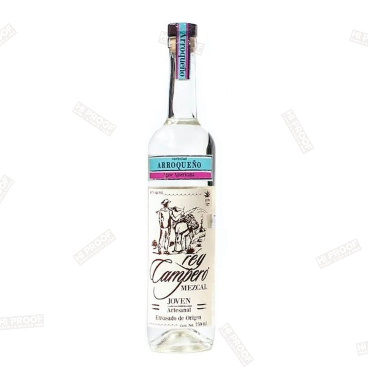REY CAMPERO MEZCAL ARROQUENO 750ML - Hi Proof - Rey Campero