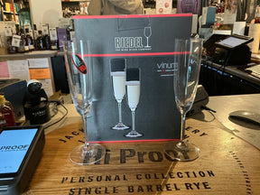 Riedel Vinum Flute Champagne Glass Set of 2 - Hi Proof - Riedel