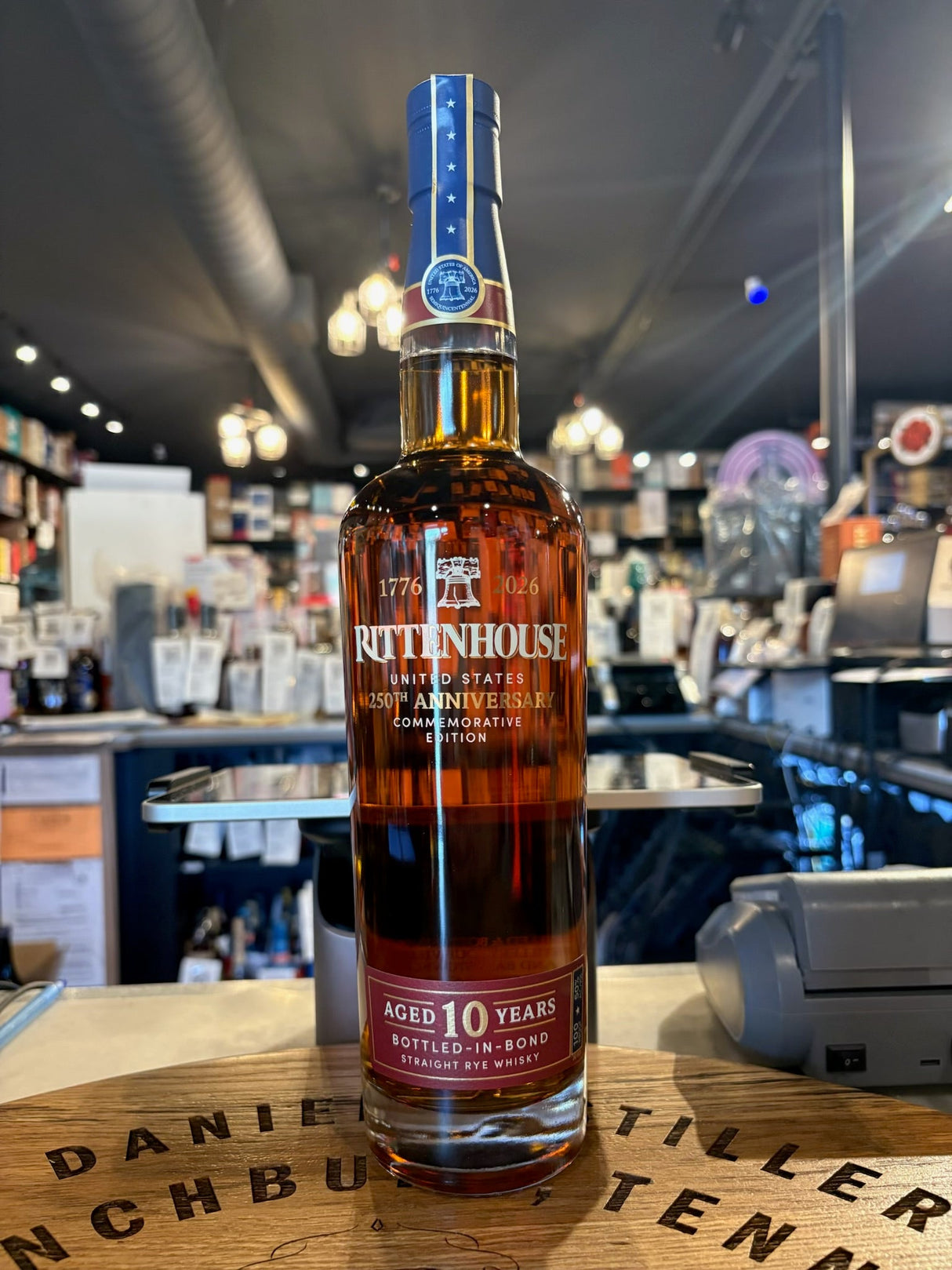 Rittenhouse Rye Bottle in Bond Anniversary 10 year 100 Proof 750ml - Hi Proof - Rittenhouse