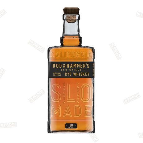 Rod & Hammer's SLO Stills Distiller's Reserve Rye Whiskey 80 Proof 750ml - Hi Proof - Rod & Hammer's