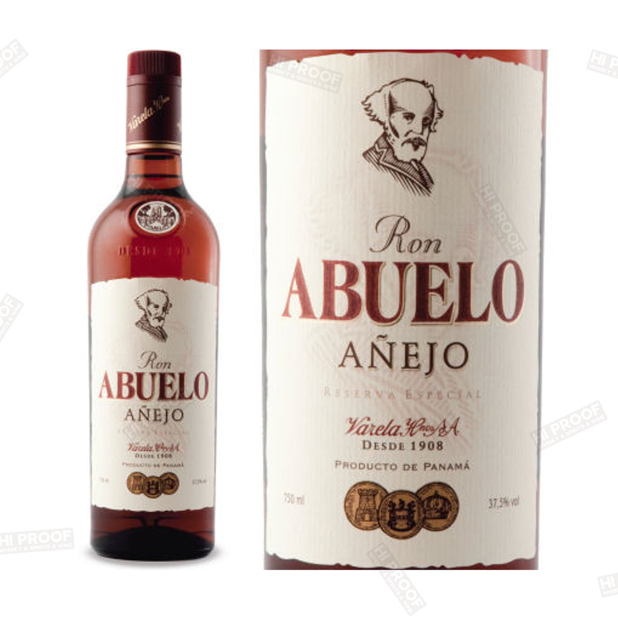 Ron Abuelo Anejo Rum 750ml - Hi Proof - RON ABUELO