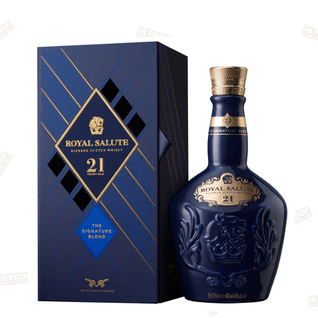 Royal Salute 21 Year Old Blended Scotch Whisky 700ml - Hi Proof - Royal Salute