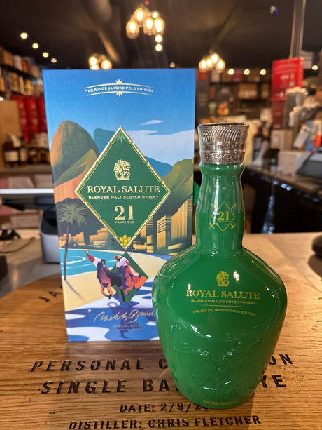 ROYAL SALUTE SCOTCH BLENDED RIO DE JANEIRO POLO EDITION 21 YEAR 700ML - Hi Proof - Royal Salute