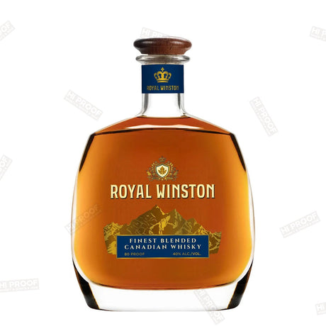 Royal Winston Finest Blended Canadian Whisky 80 proof - Hi Proof - Royal Winston