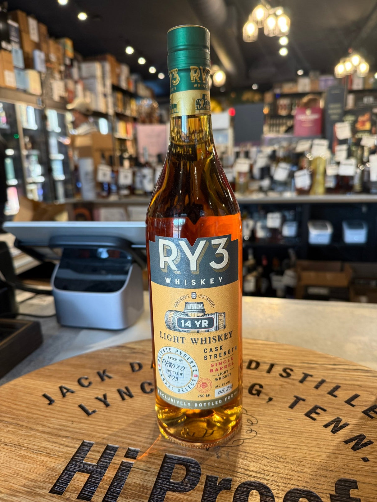 Ry3 14 year Light Cask Strength Whisky 750ml 130.4 proof - Hi Proof - Ry3