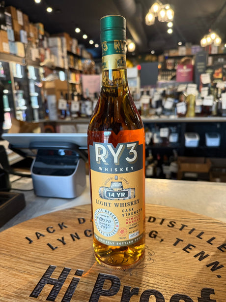 Ry3 14 year Light Cask Strength Whisky 750ml 130.4 proof - Hi Proof - Ry3
