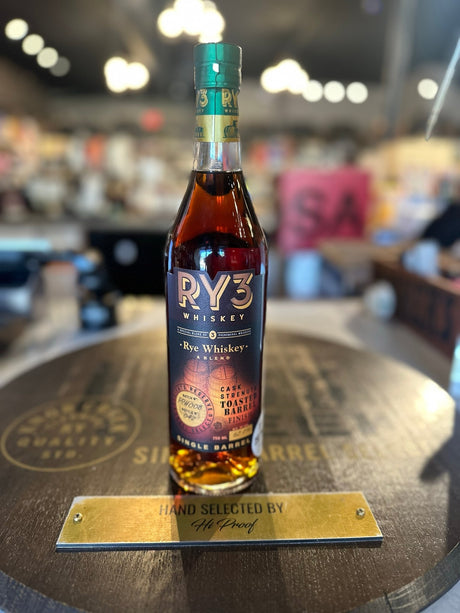 Ry3 Whiskey Hi Proof Store pick Cask Strength Toasted Barrel Finish Rye Whiskey 750ml - Hi Proof - Ry3