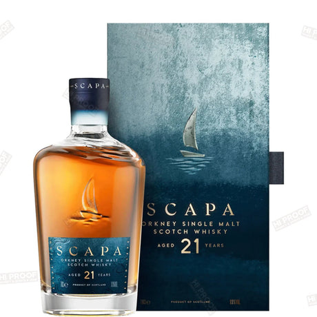 Scapa 21 Year Old Single Malt Scotch Whisky 105.8 Proof 700ml - Hi Proof - Scapa