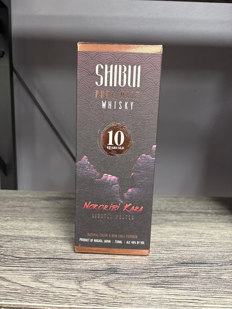 Shibui Nokoribi Kara 10 Year Japanese Whisky 750ml - Hi Proof - Shibui