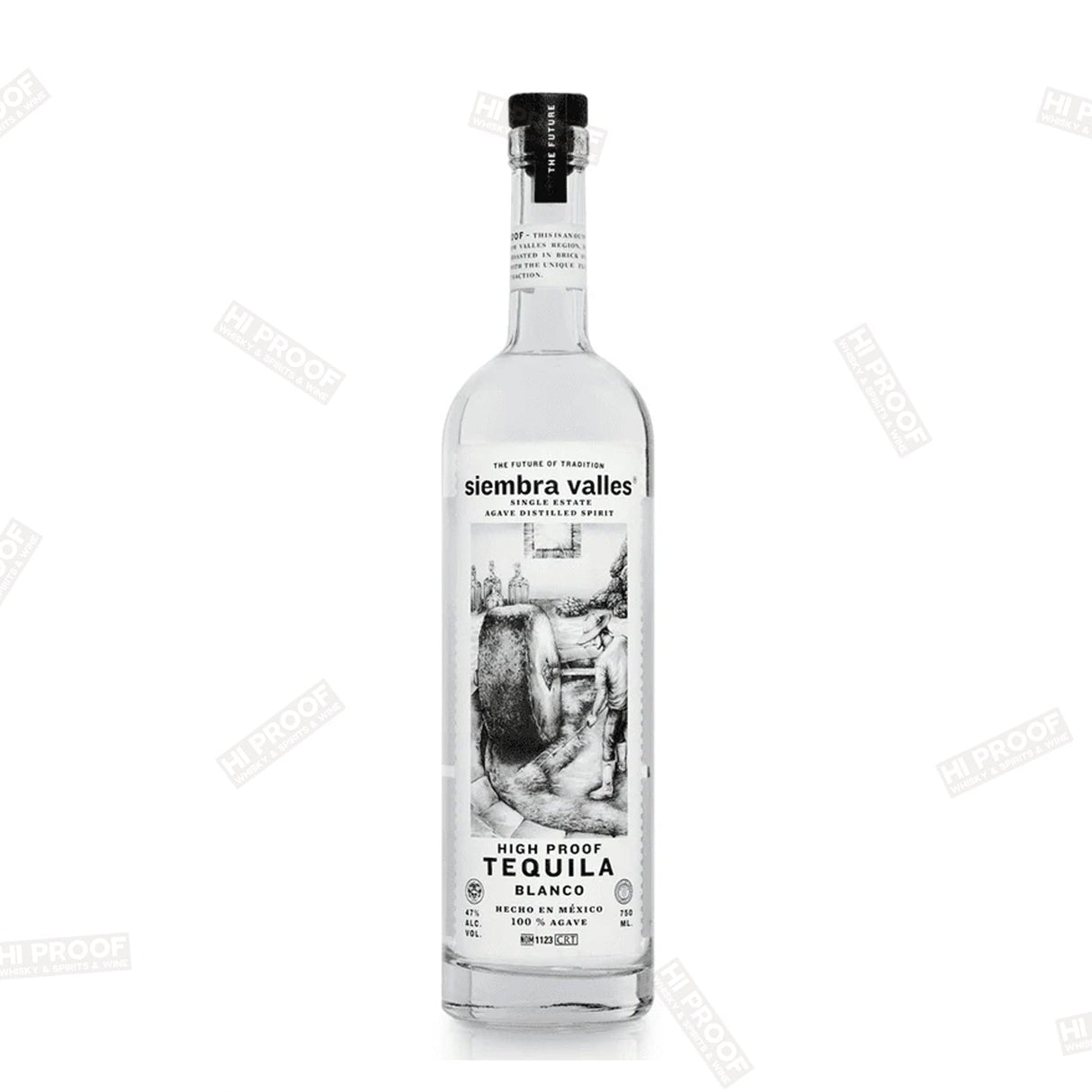 Siembra Valles Tahona High Proof Blanco Tequila 750ml - Hi Proof - Siembra Valles