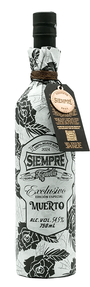 Siempre Exclusivo Muerto Blanco 109 PROOF Tequila 750 ml - Hi Proof - SIEMPRE