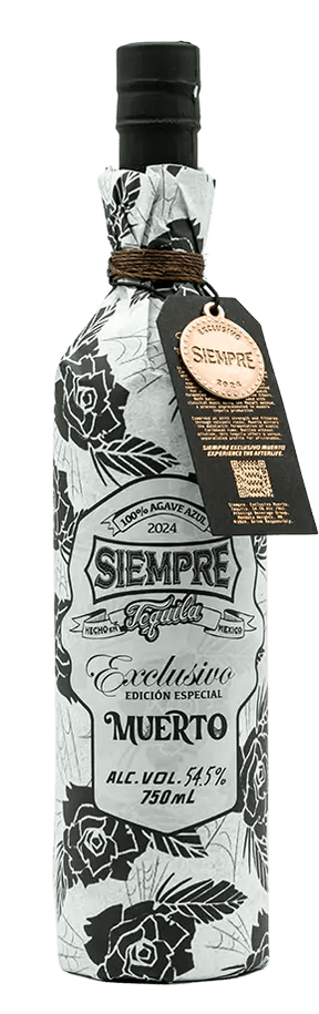 Siempre Exclusivo Muerto Blanco 109 PROOF Tequila 750 ml - Hi Proof - SIEMPRE