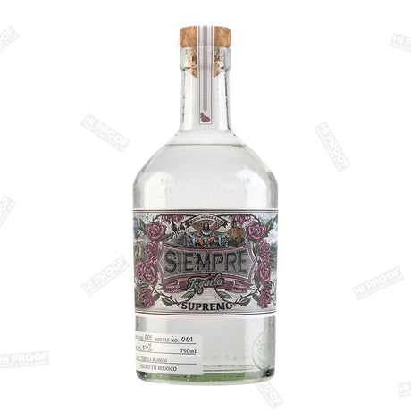 Siempre Tequila Supremo Blanco Tequila 750ml - Hi Proof - SIEMPRE