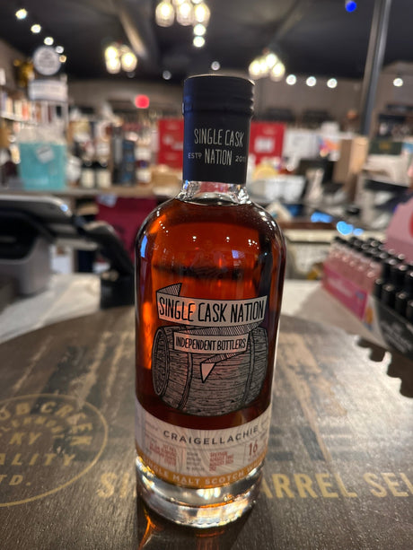 Single Cask Nation Craigellachie 2007 16 year Cask 173219 1st fill Spanish Oak Oloroso sherry 750 ml 53.8% alc. - Hi Proof - Craigellachie