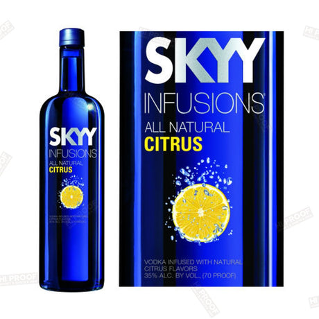 Skyy Citrus Infusions Vodka 750ml - Hi Proof - Skyy