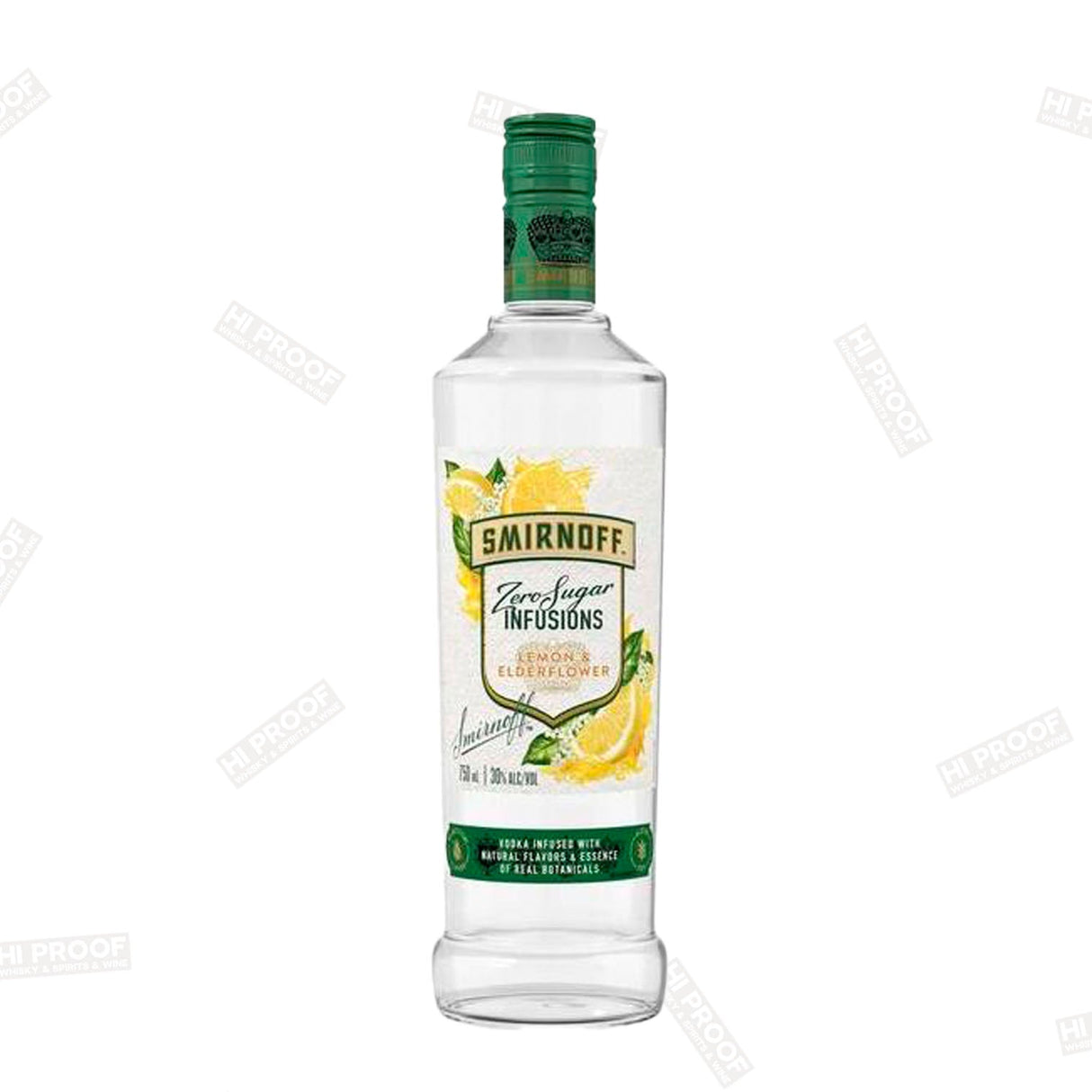 Smirnoff Zero Sugar Infusions Lemon & Elderflower 750ml - Hi Proof - Smirnoff