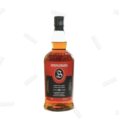 Springbank 10 Year Amontillado Cask Single Malt Scotch Whisky 700ML limit 1 - Hi Proof - Springbank
