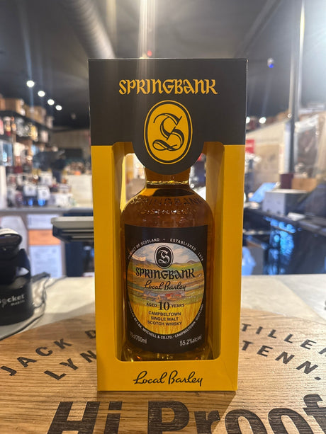 Springbank 10 Year Local Barley 110.4 Proof 700ml - Hi Proof - Springbank